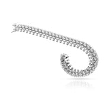 Van Cleef & Arpels Five Row Diamond Bracelet, Platinum and 18k