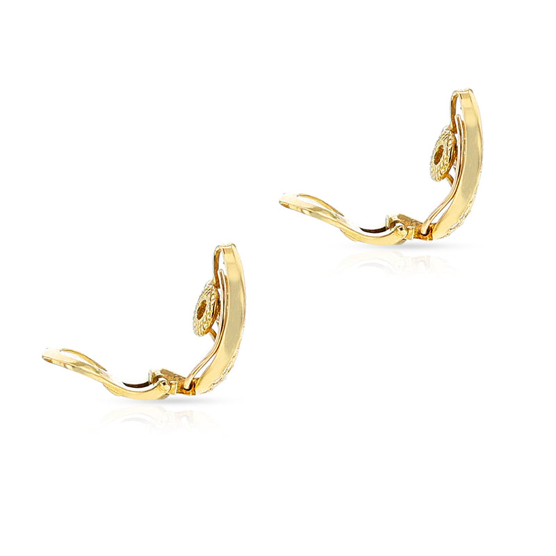 Van Cleef & Arpels Three Arch Earrings, 18k