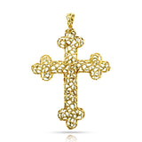 1960s J. Schwabe Cartier Gold Cross Brooch/Pendant, 18k