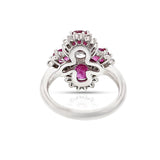 Ruby and Diamond Ring, Platinum