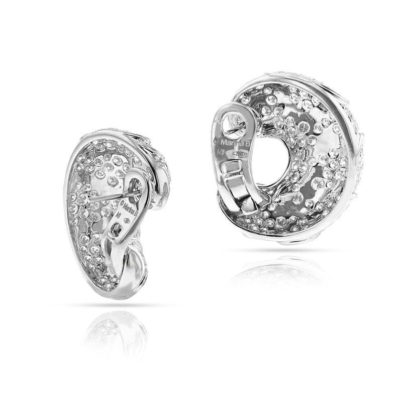 Marina B Diamond Cocktail Earrings, 18k