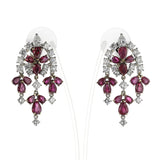 Van Cleef & Arpels Ruby and Diamond Chandelier Earrings, 18k