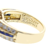 Van Cleef & Arpels Sapphire Cabochon and Diamond Ring, 18k