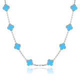 Van Cleef & Arpels 20 Motif Turquoise Alhambra, 2006 with Certificate of Authenticity, 18k