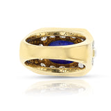 Van Cleef & Arpels Sapphire Cabochon and Diamond Ring, 18k