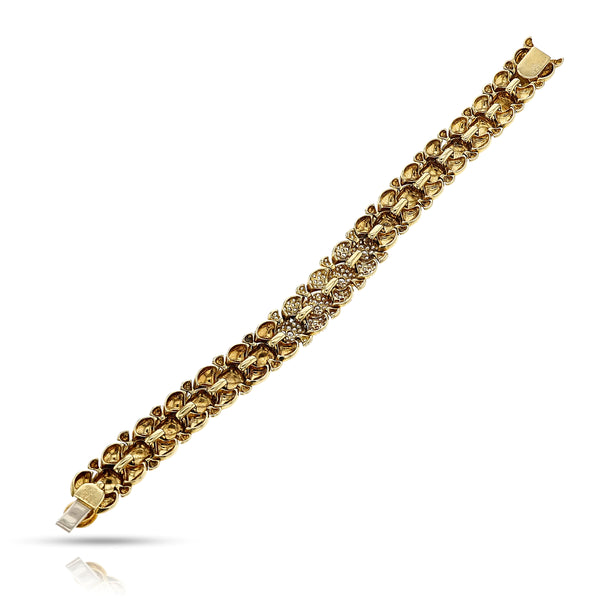 Van Cleef & Arpels Gold and Diamond Bracelet, 18k