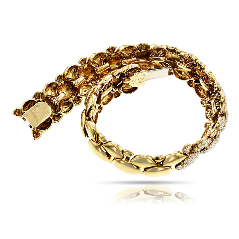 Van Cleef & Arpels Gold and Diamond Bracelet, 18k