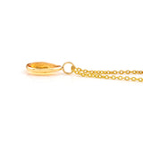 Pear Shape Citrine Pendant, 18K Yellow Gold