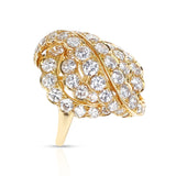 French Van Cleef & Arpels Diamond Cocktail Ring, 18k