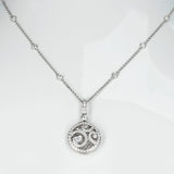 Graff Diamond on Diamond Pendant on a Diamond Chain Necklace